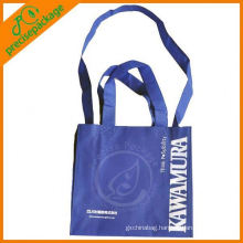 Reusable custom pp non-woven shopping bag with double handles